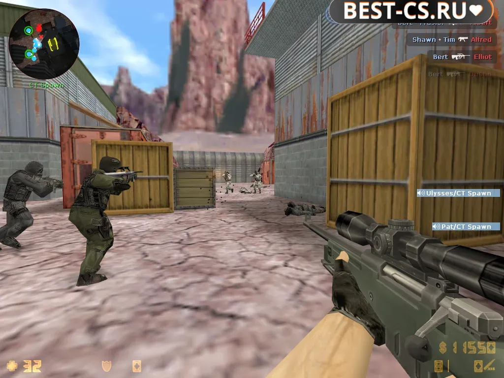 Скриншот 2 CS 1.6 для игроков из Латвии