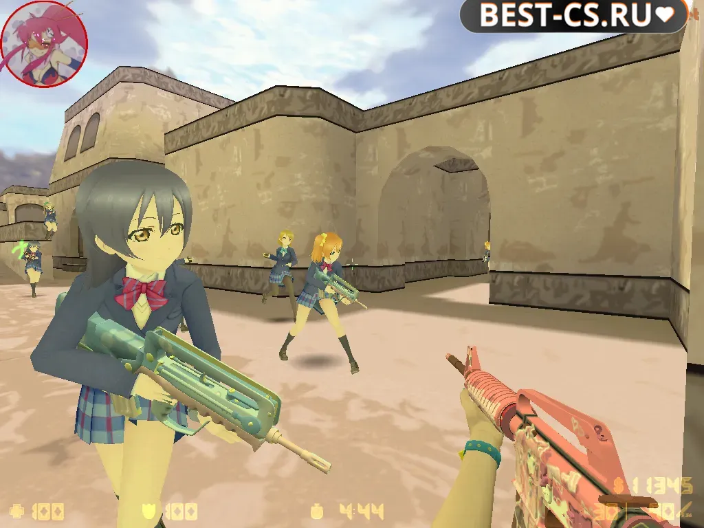 Скриншот 1 CS 1.6 Love Live!