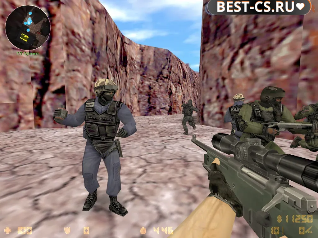 Скриншот 3 CS 1.6 для игроков из Узбекистана