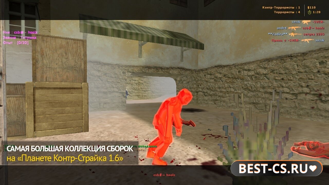 Скриншот 1 CS 1.6 + AIM v48