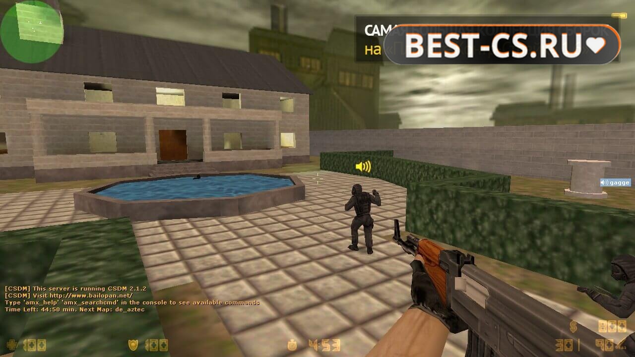 Скриншот 1 Counter-Strike 1.6 Онлайн с серверами