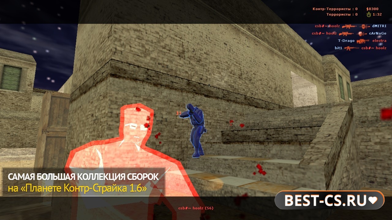 Скриншот 4 CS 1.6 ГО с читами "аим вх"