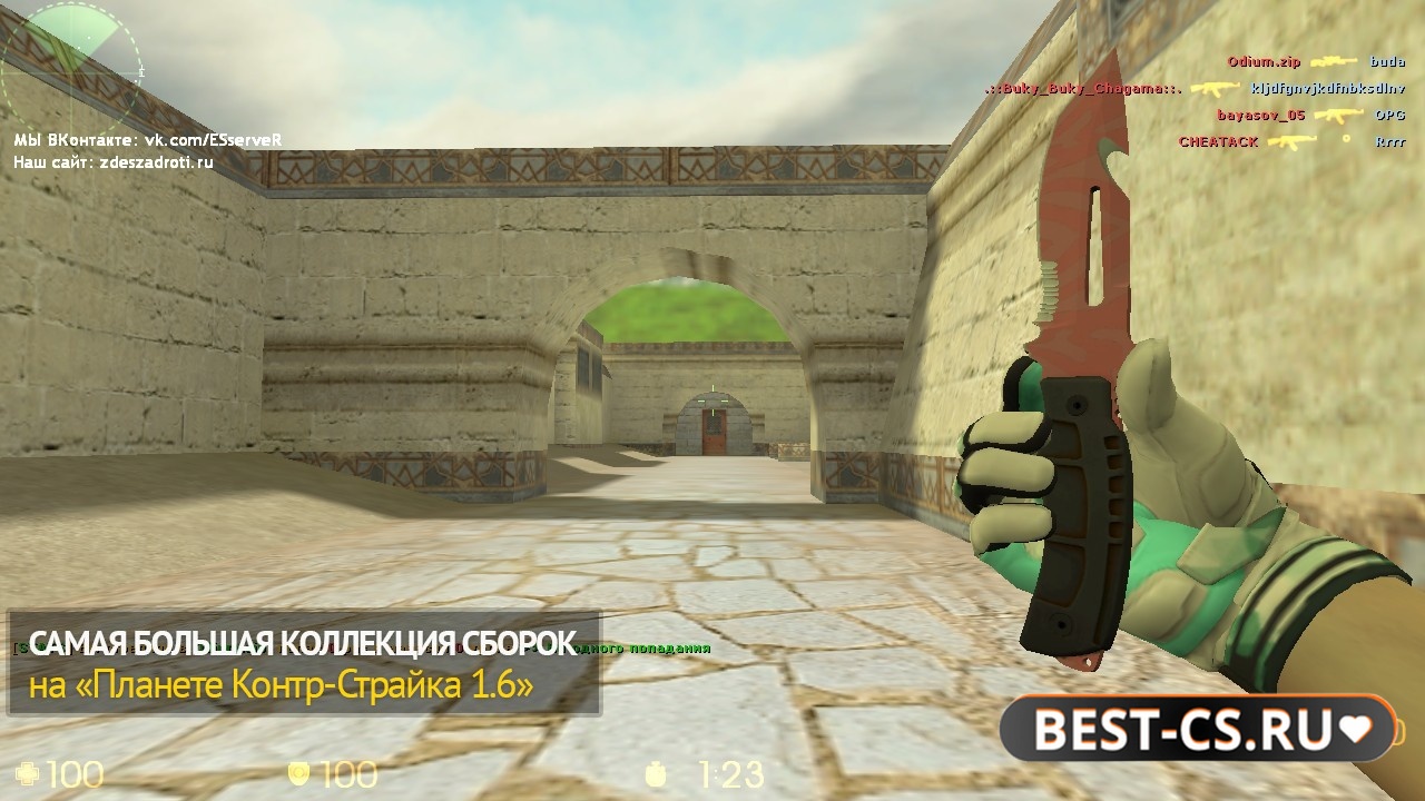 Скриншот 1 CS 1.6 + приватный аим