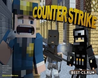 Скриншот CS 1.6 Minecraft Edition
