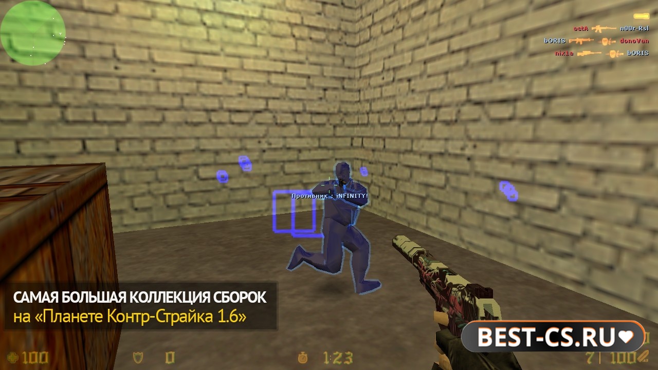 Скриншот 4 CS 1.6 с рабочими читами