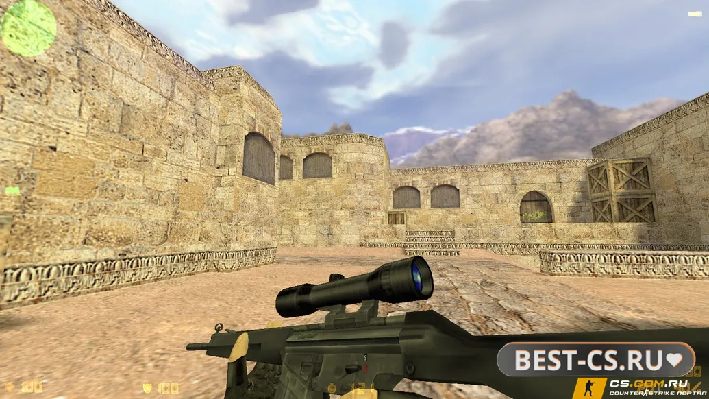 Скриншот 10 CS 1.6 (КС 1.6) с классическим оружием и анимацией осмотра