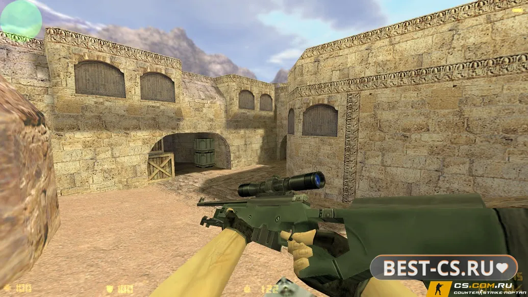 Скриншот 4 CS 1.6 (КС 1.6) с классическим оружием и анимацией осмотра