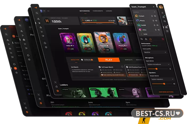Скриншот 7 CS 2 (КС 2) FaceIT клиент