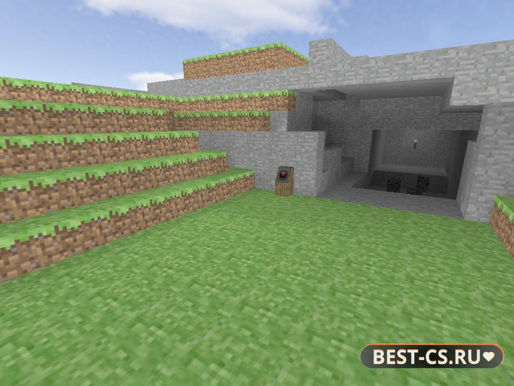 Карта bhop_minecraft_v1