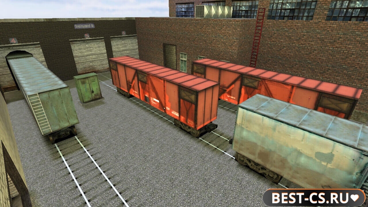 Переделанные HD текстуры de_train