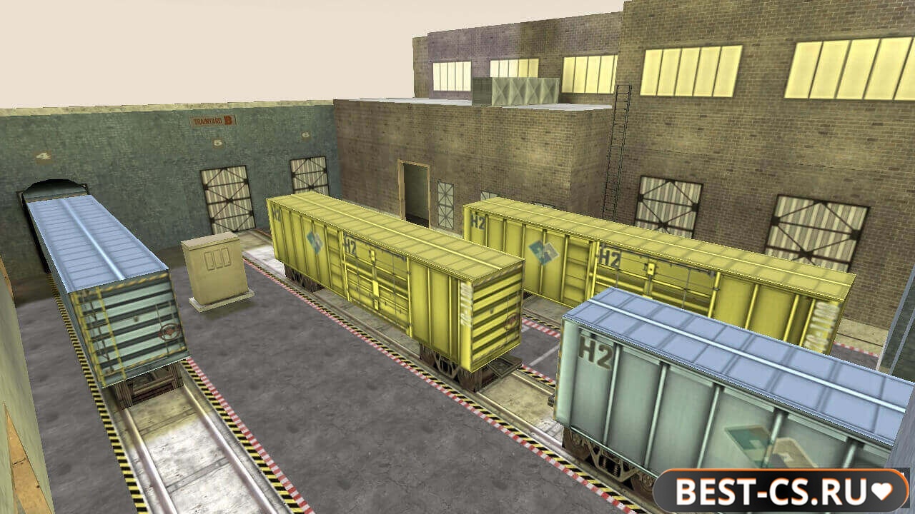 HD текстуры de_train (Стиль CS:GO)