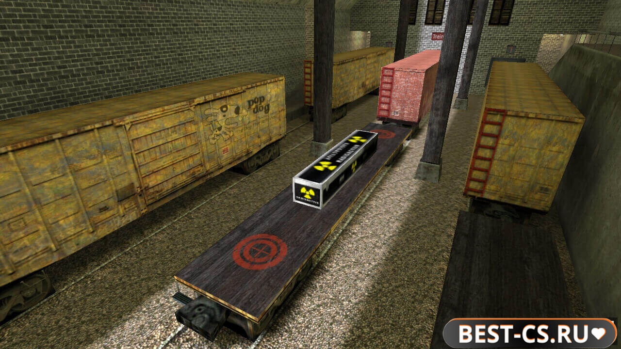 HD текстуры de_train (Вариант 1)