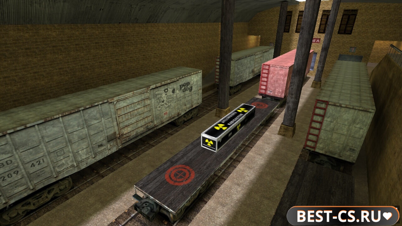 HD текстуры de_train (Вариант 2)