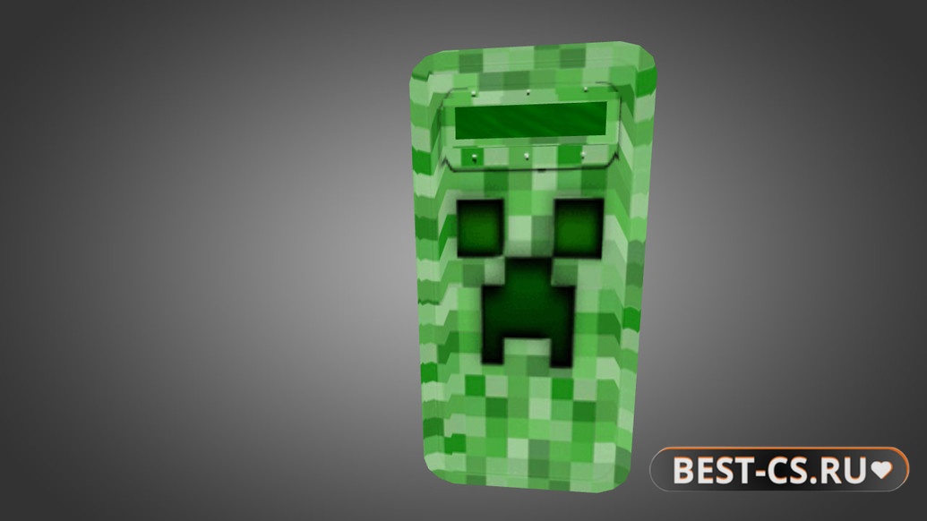 Модель «Minecraft Creeper Shield»