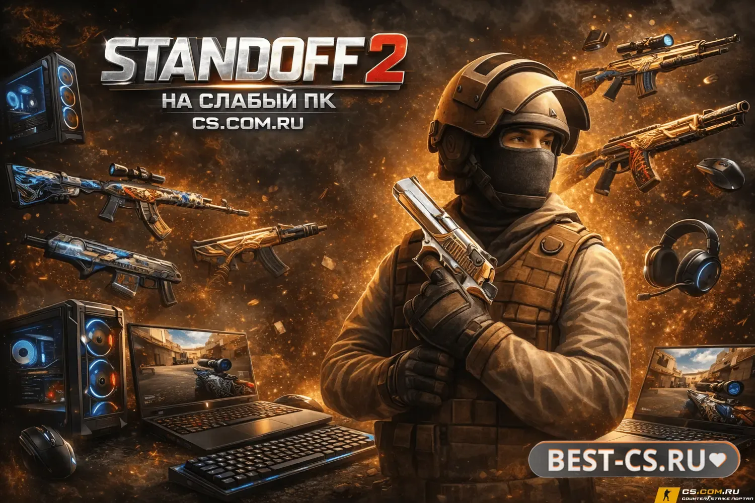 Скриншот Standoff 2 (СтандОФФ 2) на слабый ПК